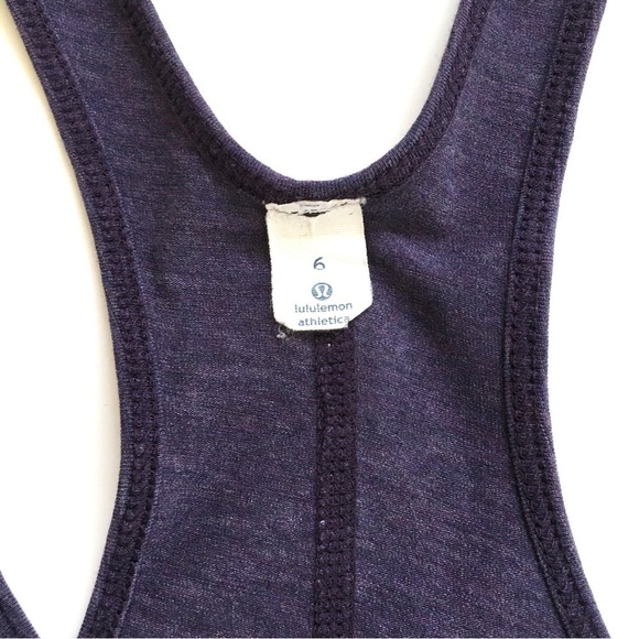 lululemon Torque Tank Racerback Heathered Black Grape - Picture 11 of 14